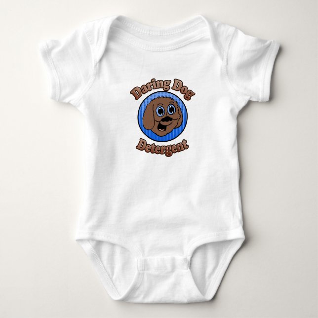 Daring Dog Detergent Baby Strampler (Vorderseite)
