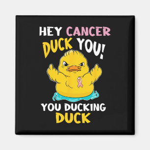 Daring Duckie - Brustkrebs-Krieger Magnet