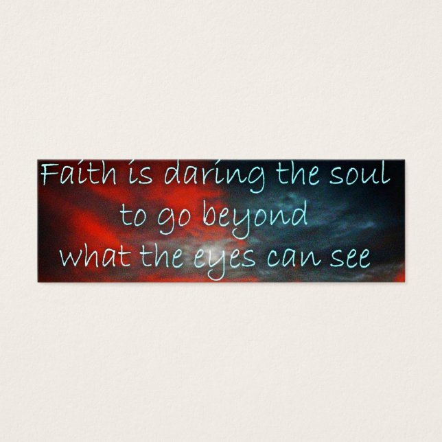 Daring Faith Visitenkarte (Vorderseite)