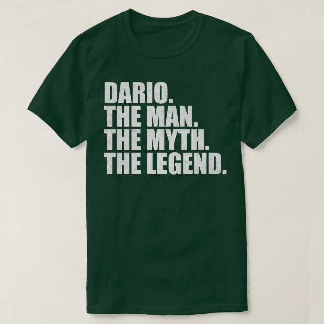 DarioDario Name Dario Vorname T-Shirt (Design vorne)