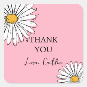 Darisy Ink Art editierbar Quadratischer Aufkleber