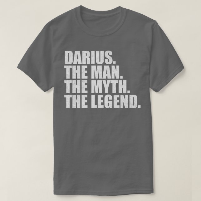 DariusDarius Name Darius Vorname T-Shirt (Design vorne)