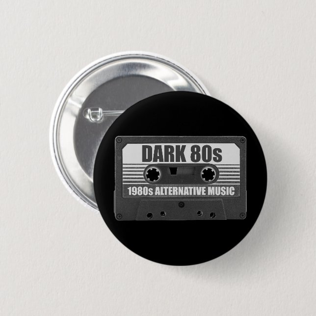 DARK 80er Cassette Tape Button (Vorne & Hinten)