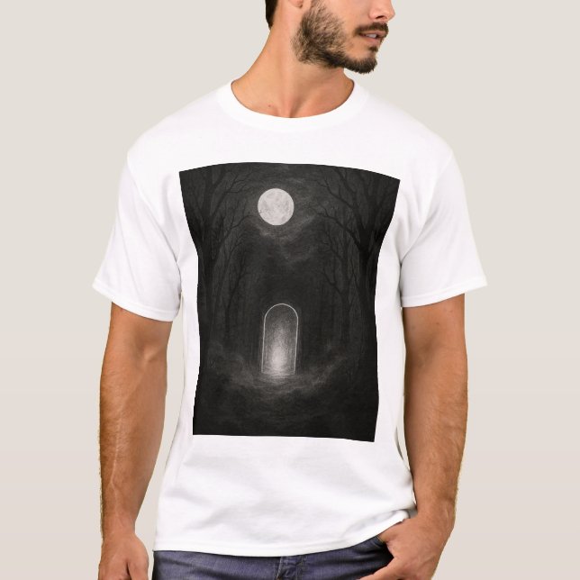 Dark Abstract Art T-Shirt (Vorderseite)