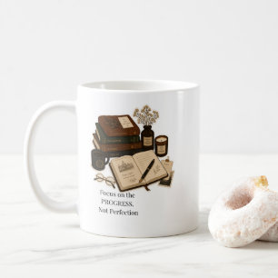 Dark Academia Ästhetik-Studientasse Kaffeetasse