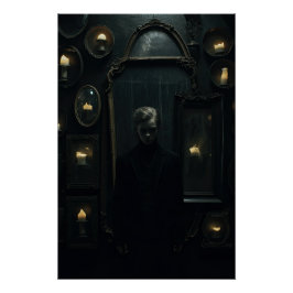 Dark Academia Ästhetisches Gotisches Design Poster