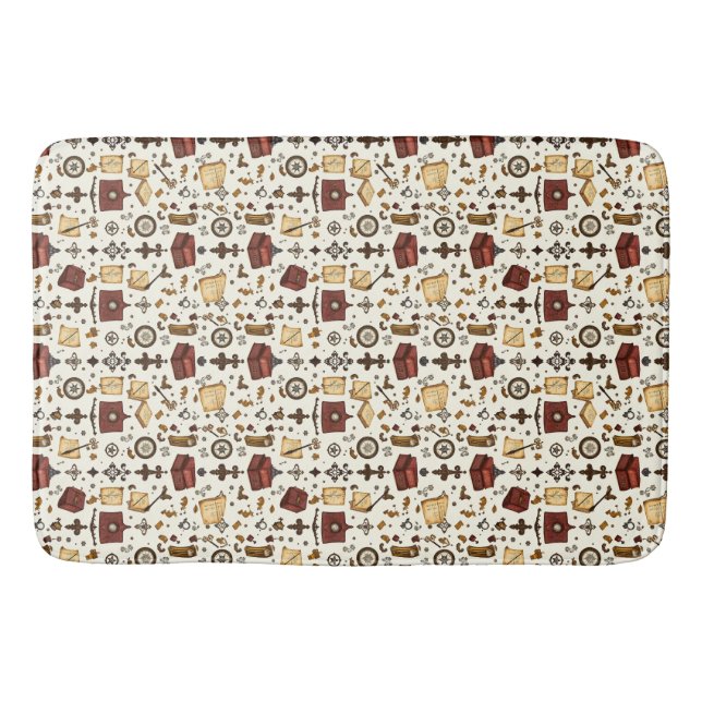Dark Academia Bath Mat| Elegant zeitlos ästhetisch Badematte (Vorderseite)