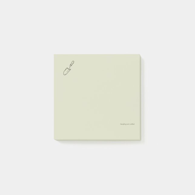 Dark Academia Botany Garden Reader Gift Post-it Klebezettel (Vorderseite)