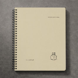 Dark Academia – ink pot Art | Introvert Gift Book Notizblock