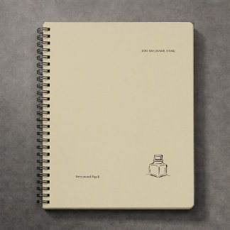 Dark Academia – ink pot Art | Introvert Gift Book  Notizblock