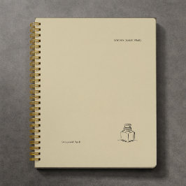 Dark Academia – ink pot Art | Introvert Gift Book Planer