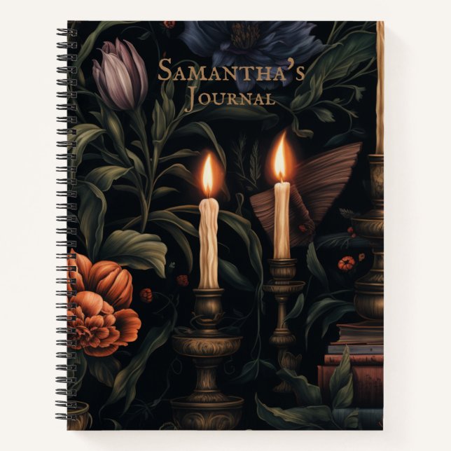 Dark Academia Journal-Notebook Notizbuch (Vorderseite)