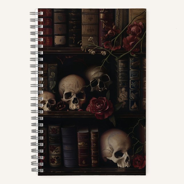 Dark Academia Notizbuch (Vorderseite)