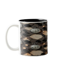 Dark Academia Taschenuhr Tasse