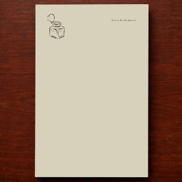 Dark Academia Tintenfass – Minimalistische Vintage Briefpapier