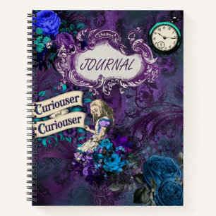 Dark Alice Journal-Notebook Notizbuch