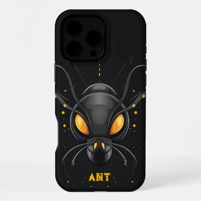 Dark Alien Ant iPhone 16 Pro Max Hülle (Rückseite)