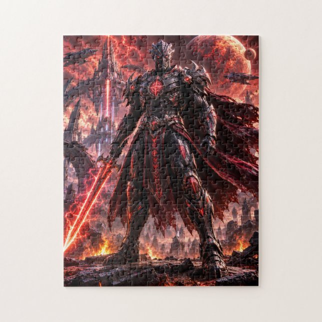 Dark Alien Warrior Puzzle (Vertikal)