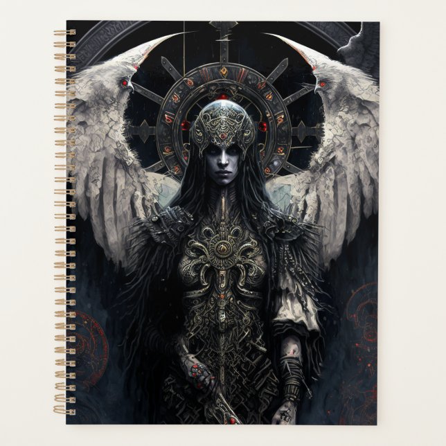 Dark Angel Gothic Fantasy Art Planer (Vorderseite)