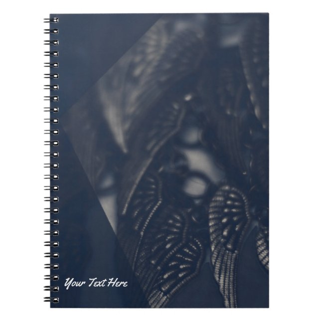 Dark Angel Wings Gothic Glam Personalisiert Notizblock (Vorderseite)