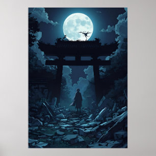 Dark Anime ästhetisches Poster - Gothic Japanese M