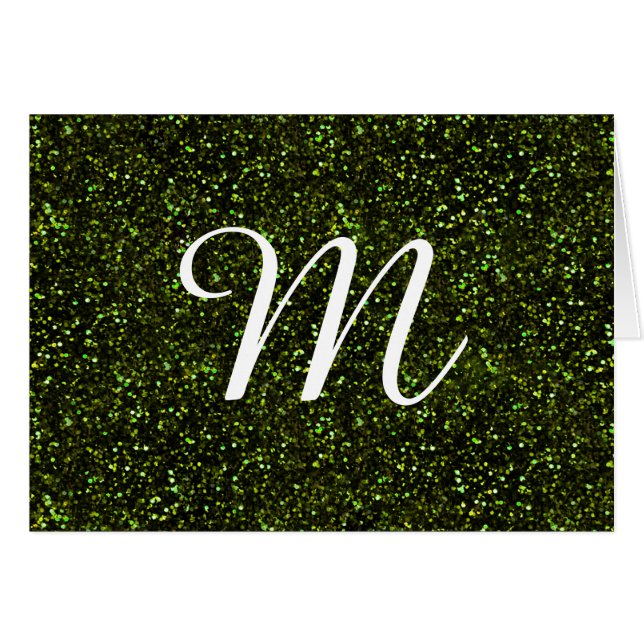 Dark Apple Green Glitter (Vorderseite (Horizontal))