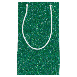 Dark Aquamarin Sparkle Glitzer Gift Bag Kleine Geschenktüte
