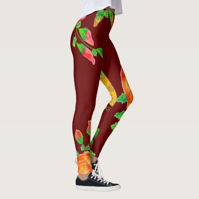 Dark Barn Red Leggings (Rechts)