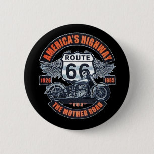 Dark Basic theme Route 66 Motorräder Button