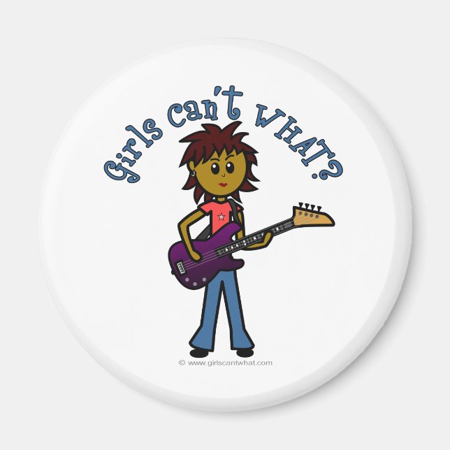Dark Bass Player Magnet (Vorne)