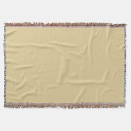 Dark Beige Throw Blanket Decke