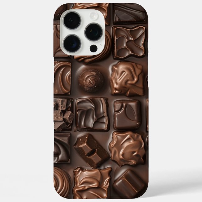 Dark Belgium Chocolate Dream iPhone 16 Pro Max Hülle (Rückseite)