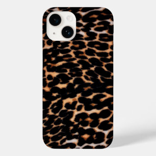 Dark Black Leopard Print iPhone Case