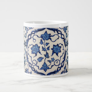 Dark Blue Batik Beauty Specialty Tasse