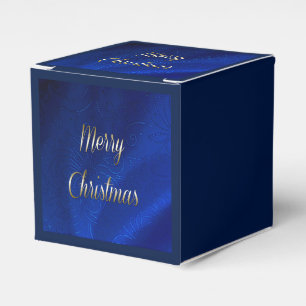 Dark Blue Christmas Geschenkschachtel