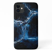 Dark Blue Ice Art Foto