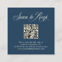 Dark Blue Italian Elegance | UAWG mit QR-Code