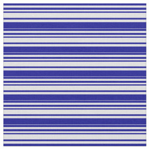 Dark Blue & Lavender Streifen Stoff