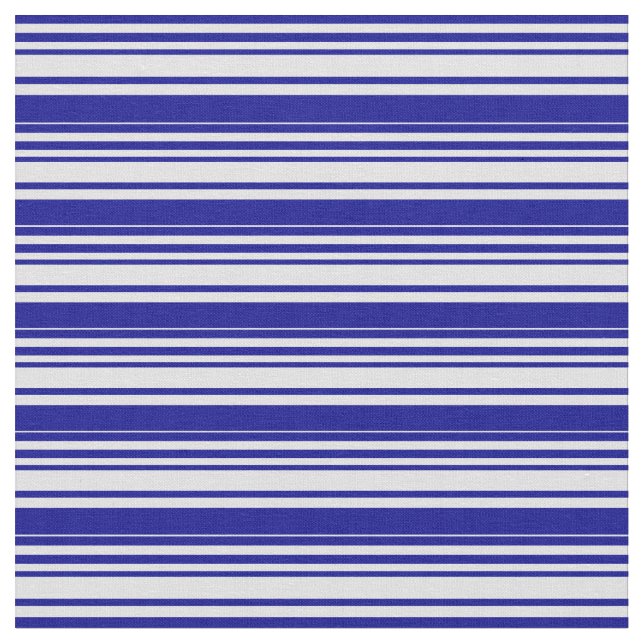 Dark Blue & Lavender Streifen Stoff (Nahaufnahme)