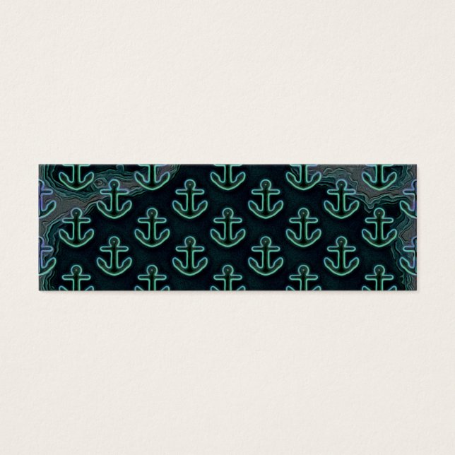Dark Blue Neon Anchors (Vorderseite)