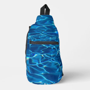 Dark Blue Pool Water Crossbody Bag