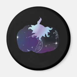 Dark Blue Pumpkin Magnet