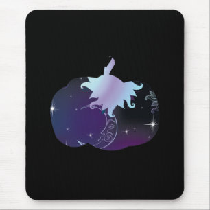 Dark Blue Pumpkin Mousepad