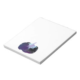 Dark Blue Pumpkin Notizblock