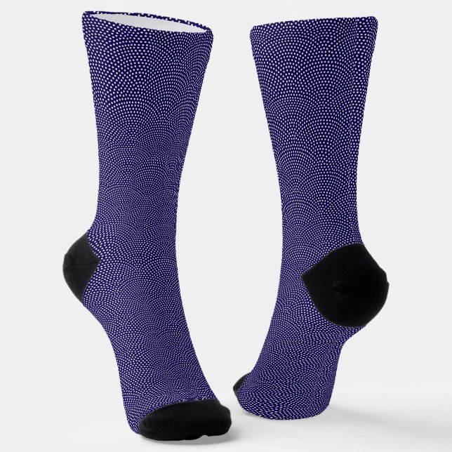 Dark Blue Same Komon Socken (Gewinkelt)