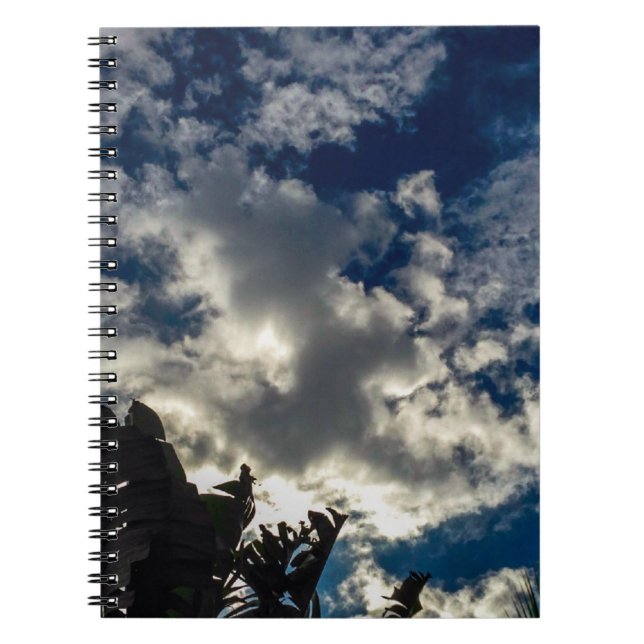Dark Blue Sky Notizblock (Vorderseite)