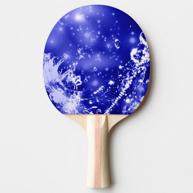 Dark Blue Splash Tischtennis Schläger (Vorderseite)