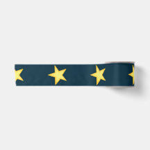 Dark Blue Starry Night Ribbon