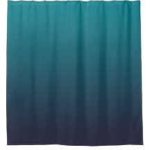 Dark Blue und Aquamarin Ombre