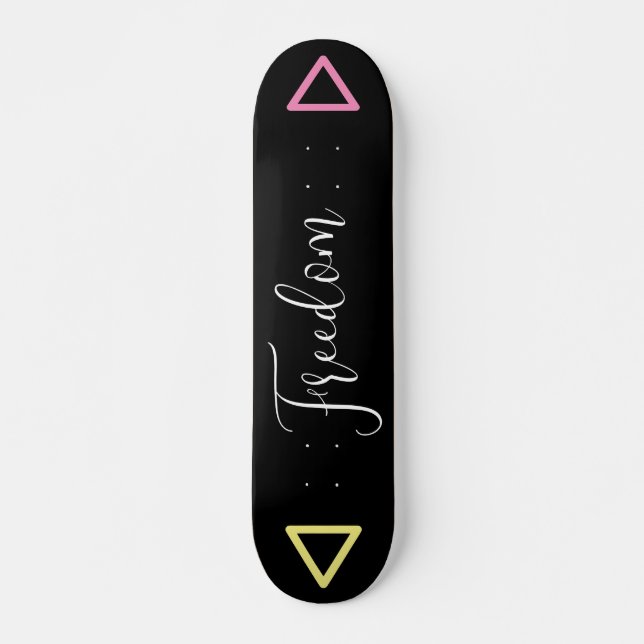 Dark Board Unisex Personalisiert Skateboard (Vorne)
